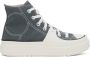 Converse Gray & White Chuck Taylor All Star Construct Sneakers - Thumbnail 1