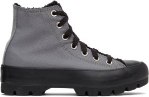 Converse Grey Chuck Taylor All Star Lugged HI Sneakers
