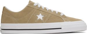 Converse Khaki One Star Pro Sneakers