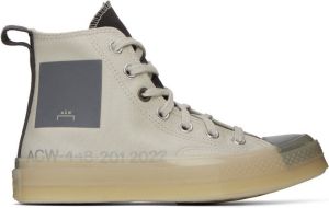 Converse Off-White & Gray A-COLD-WALL* Edition Chuck 70 Sneakers