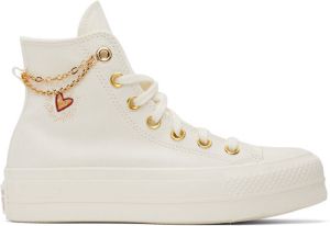 Converse Off-White Chuck Taylor All Star Gold Chain Sneakers