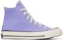 Converse Purple Chuck 70 Vintage Sneakers - Thumbnail 1