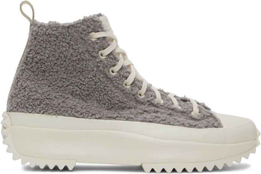 Converse Purple Sherpa Run Star Hike Sneakers