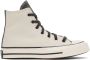 Converse SSENSE Exclusive Off-White & Grey Chuck 70 Hi Sneakers - Thumbnail 1