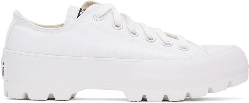 Converse White Chuck Taylor All Star Lugged OX Low Sneakers