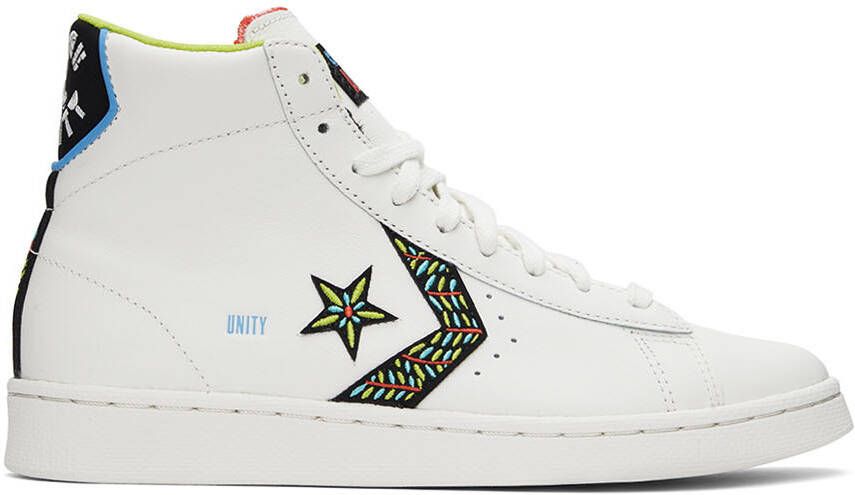 Converse White Peace & Unity Sneakers