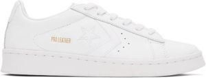 Converse White 'Pro Leather' OX Sneakers
