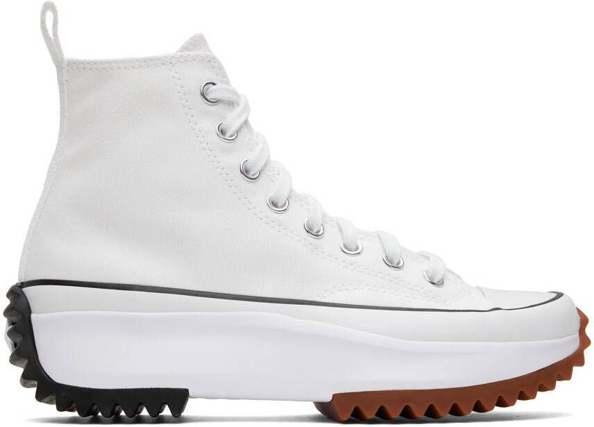 Converse White Run Star Hike Hi Sneakers