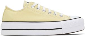 Converse Yellow Chuck Taylor All Star Lift Low Sneakers