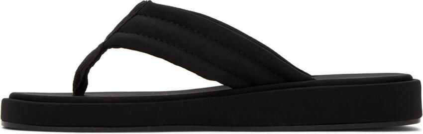 Coperni Black Quilted Flip Flops - Picture 4