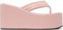 Coperni Pink Wedge Sandals - Thumbnail 1