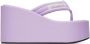 Coperni Purple Wedge Sandals - Thumbnail 1