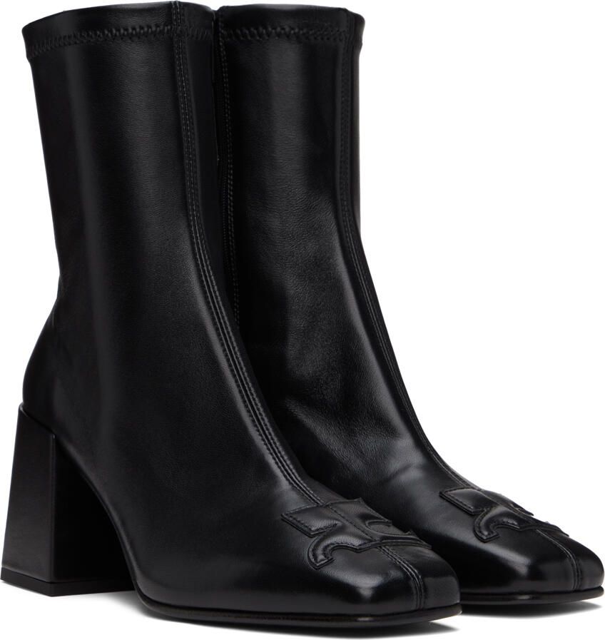 Courrèges Black Vinyl Iconic AC Boots