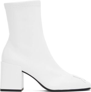 Courrèges White Vinyl Iconic AC Boots