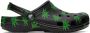 Crocs Black & Green Classic Hemp Leaf Clogs - Thumbnail 1