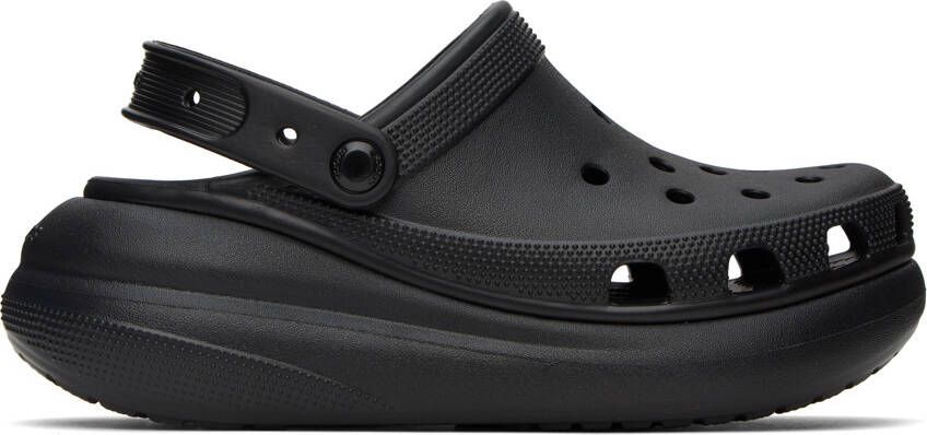 Crocs White Classic Crush Platform Clogs - Picture 10