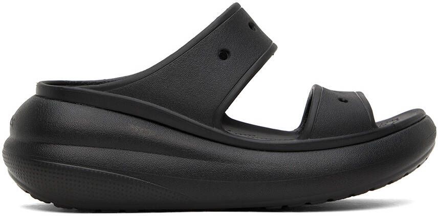Crocs Black Classic Crush Sandals