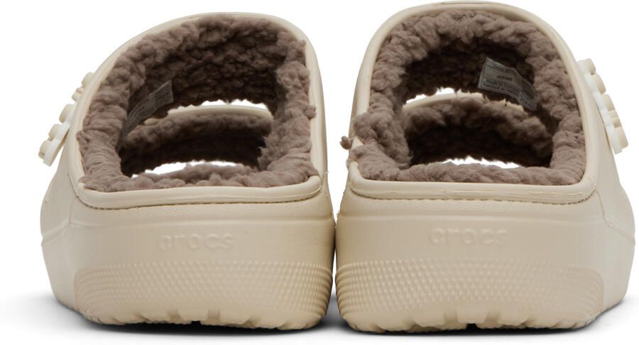 Crocs Beige Classic Cozzzy Sandals