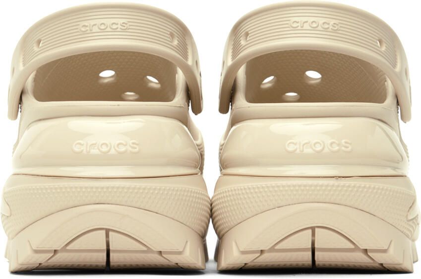 Crocs Beige Mega Crush Clogs