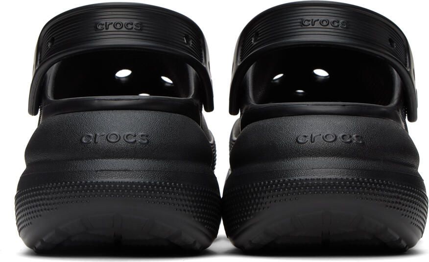 Crocs White Classic Crush Platform Clogs