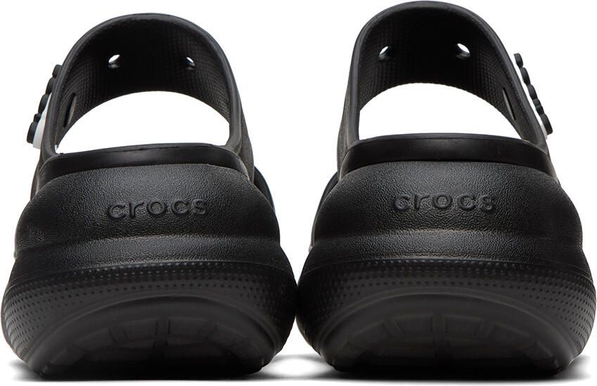 Crocs Black Classic Crush Sandals - Picture 2