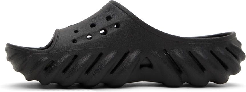 Crocs Black Echo Slides - Picture 4