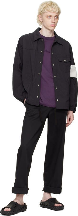 Crocs Black Echo Slides - Picture 3