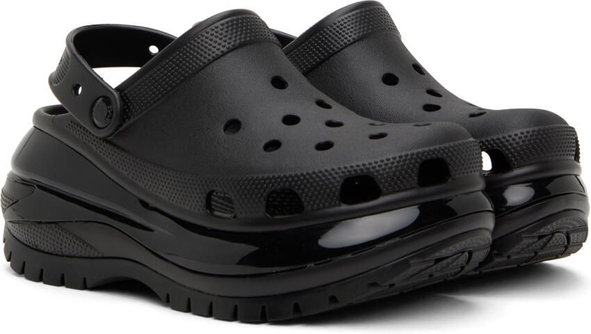 Crocs Black Mega Crush Clogs - Picture 2