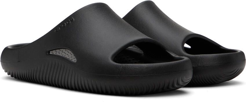 Crocs Black Mellow Recovery Slides