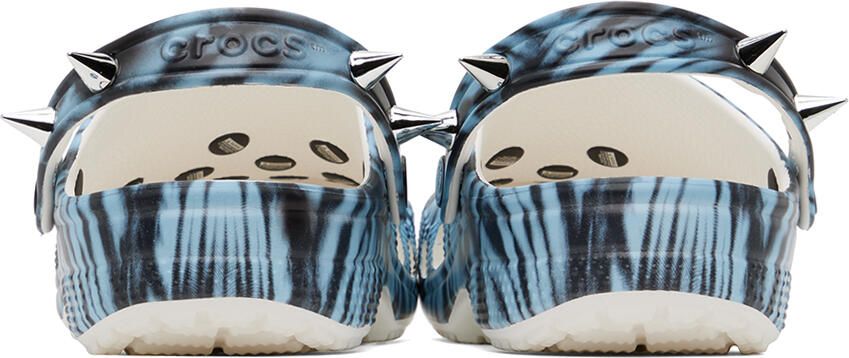 Crocs Blue & Black Rebel Clogs - Picture 2