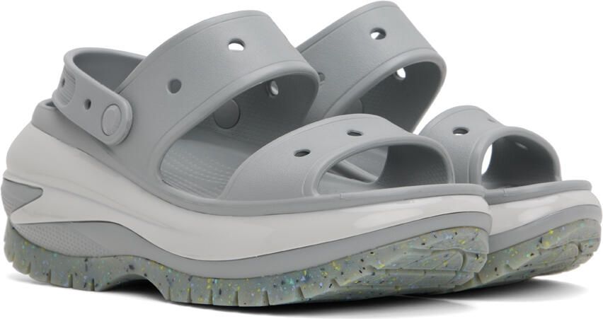 Crocs Gray Mega Crush Sandals - Picture 2