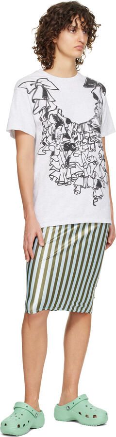 Crocs Green Classic Platform Clogs - Picture 4