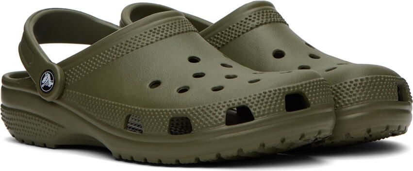 Crocs Khaki Classic Clogs - Picture 2