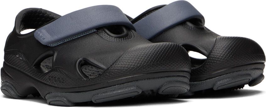 Crocs Kids Black All Terrain Fisherman Clogs - Picture 3