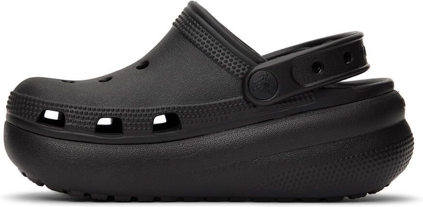 Crocs Kids Black Cutie Crush Clogs - Picture 2
