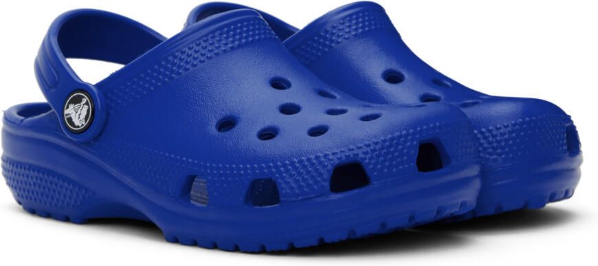 Crocs Kids Blue Classic Clogs - Picture 2