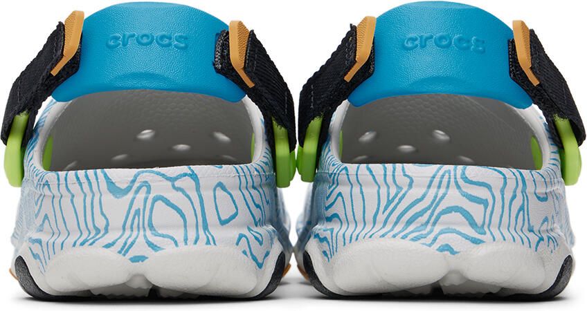 Crocs Kids Gray & Blue All-Terrain Topographic Clogs
