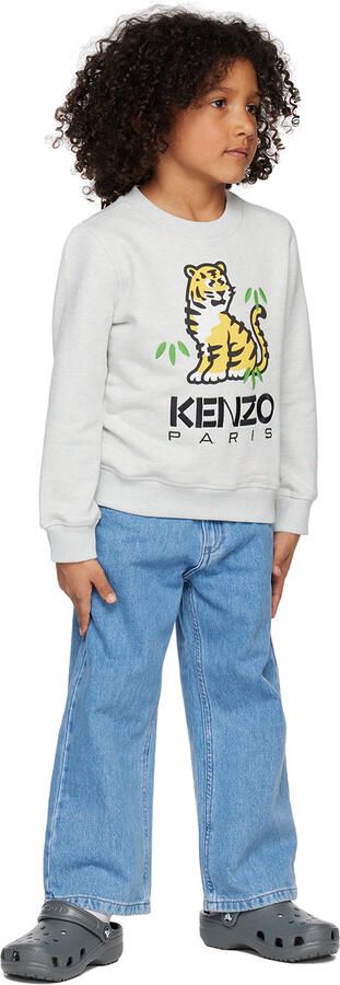 Crocs Kids Gray Classic Clogs - Picture 4