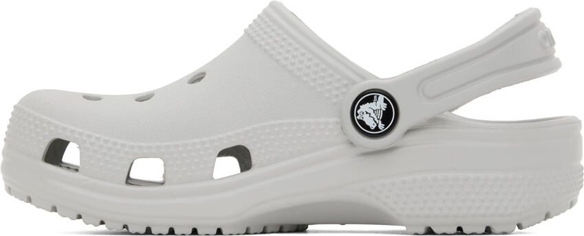 Crocs Kids Gray Classic Clogs - Picture 3
