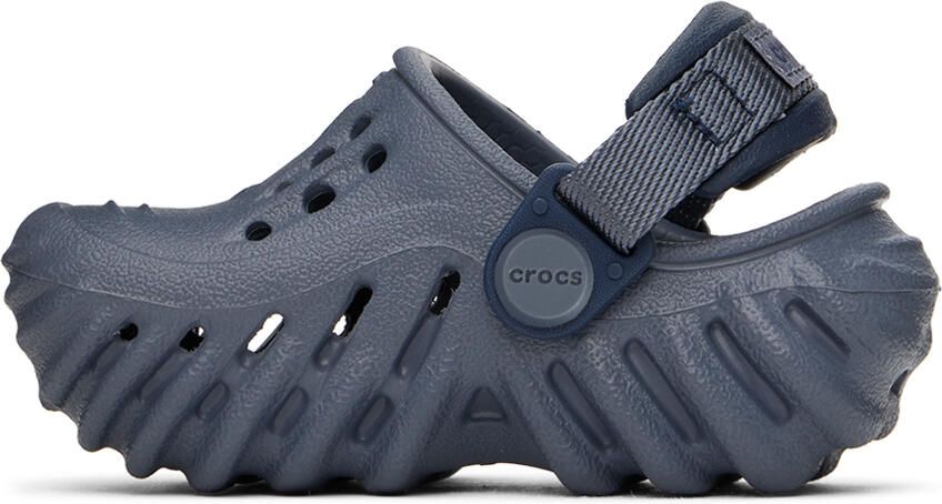 Crocs Kids Gray Echo Clogs - Picture 2