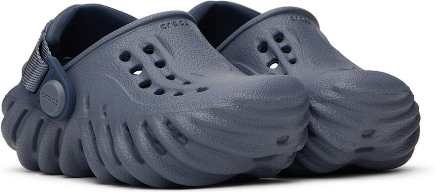 Crocs Kids Gray Echo Clogs - Picture 3