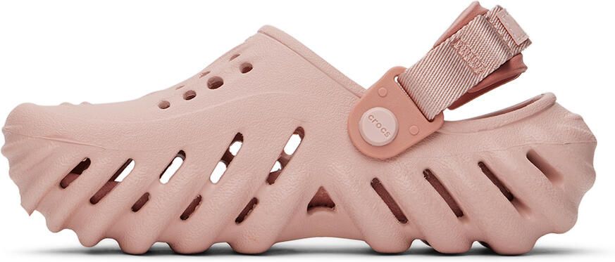 Crocs Kids Pink Echo Clogs - Picture 3