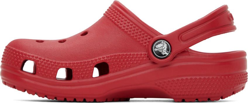 Crocs Kids Red Classic Clogs - Picture 3