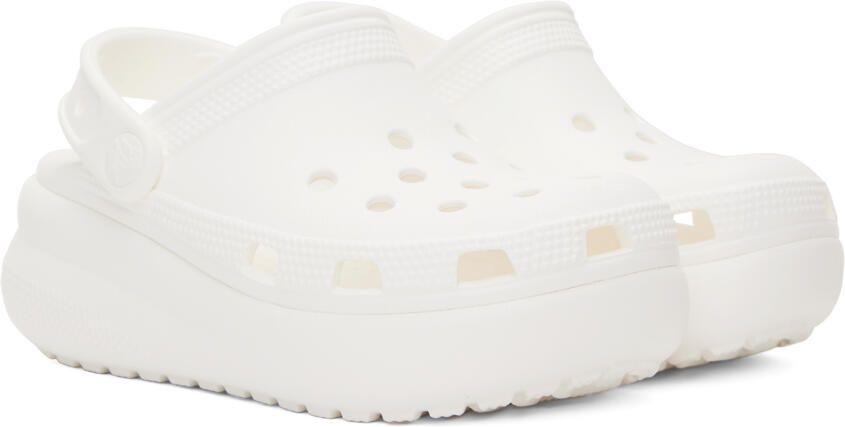 Crocs Kids White Cutie Crush Clogs - Picture 2
