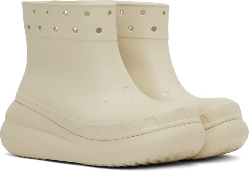Crocs Off-White Crush Boots - Picture 5