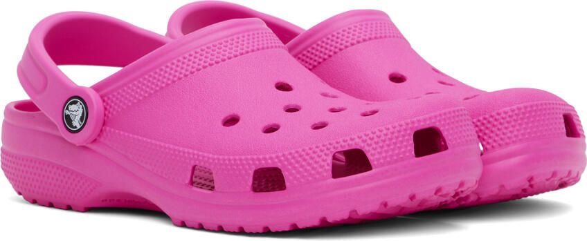 Crocs Pink Classic Clogs - Picture 2