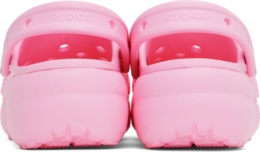 Crocs Pink Classic Platform Clogs