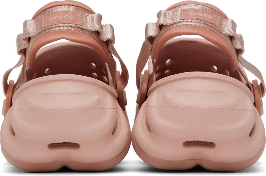 Crocs Pink Echo Slides - Picture 13