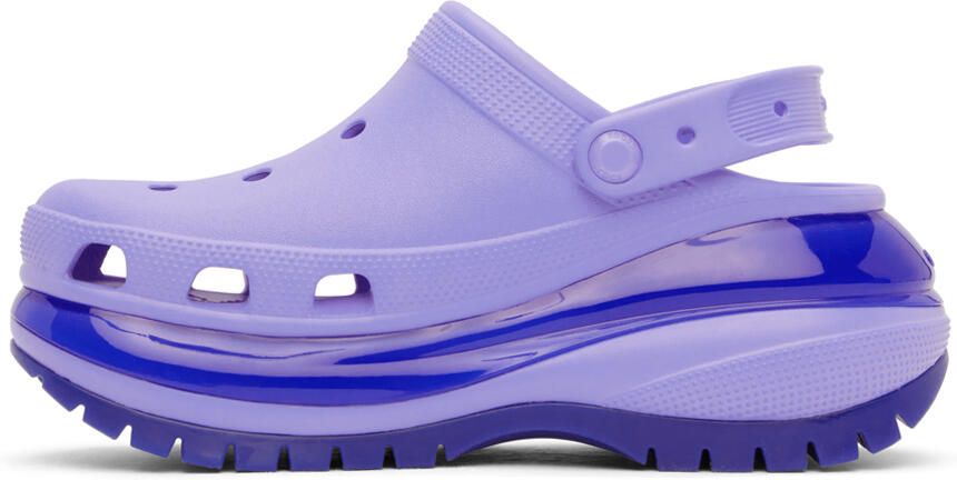 Crocs Purple Mega Crush Clogs - Picture 4