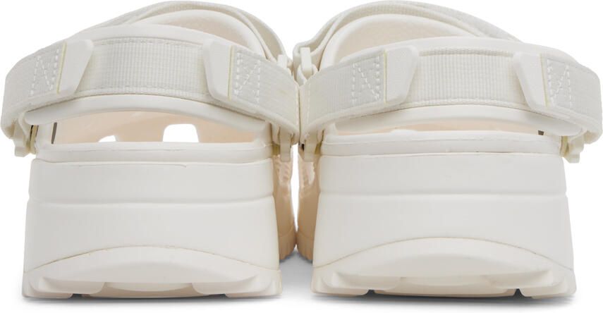 Crocs White Hiker Clogs